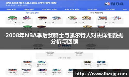 2008年NBA季后赛骑士与凯尔特人对决详细数据分析与回顾